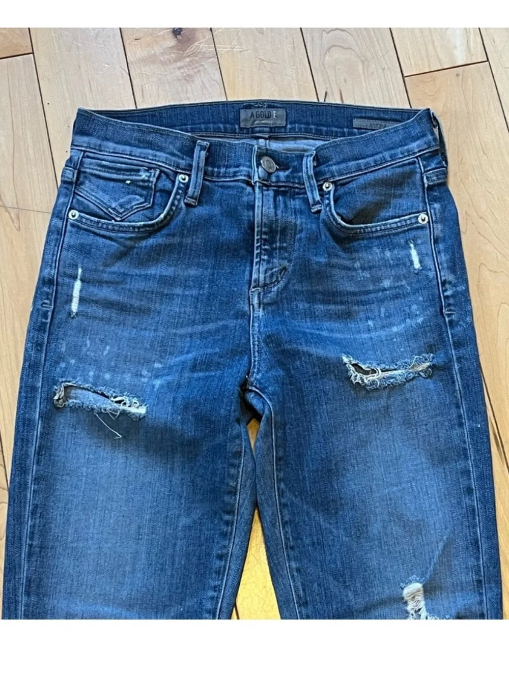 AGOLDE Sophie Distressed Skinny Jeans size 25
